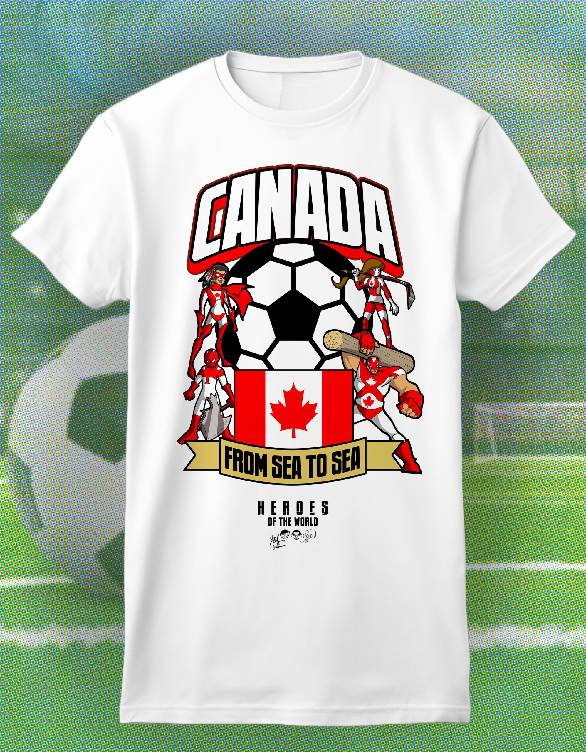 Heroes Of The World - Soccer T-Shirts
